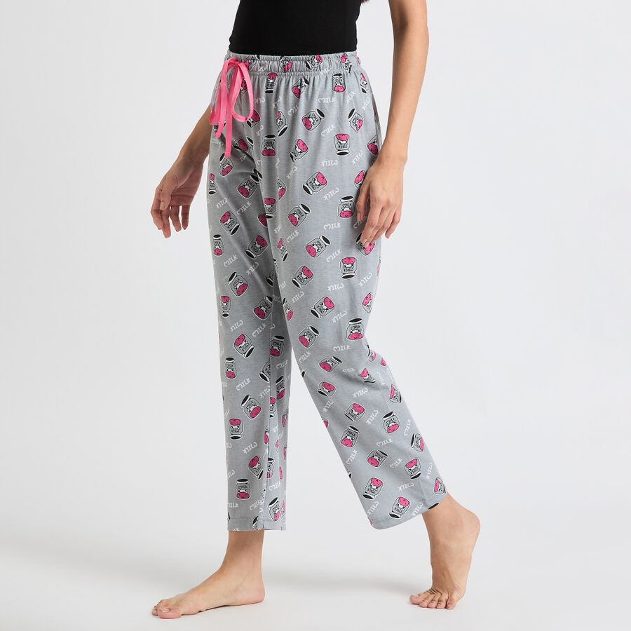 Ladies' Pyjama, हल्का ग्रे, large image number null