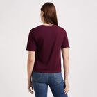 Ladies' Cotton T-Shirt, Wine, small image number null