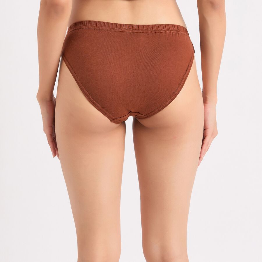 Ladies' Cotton Panty, Brown, large image number null