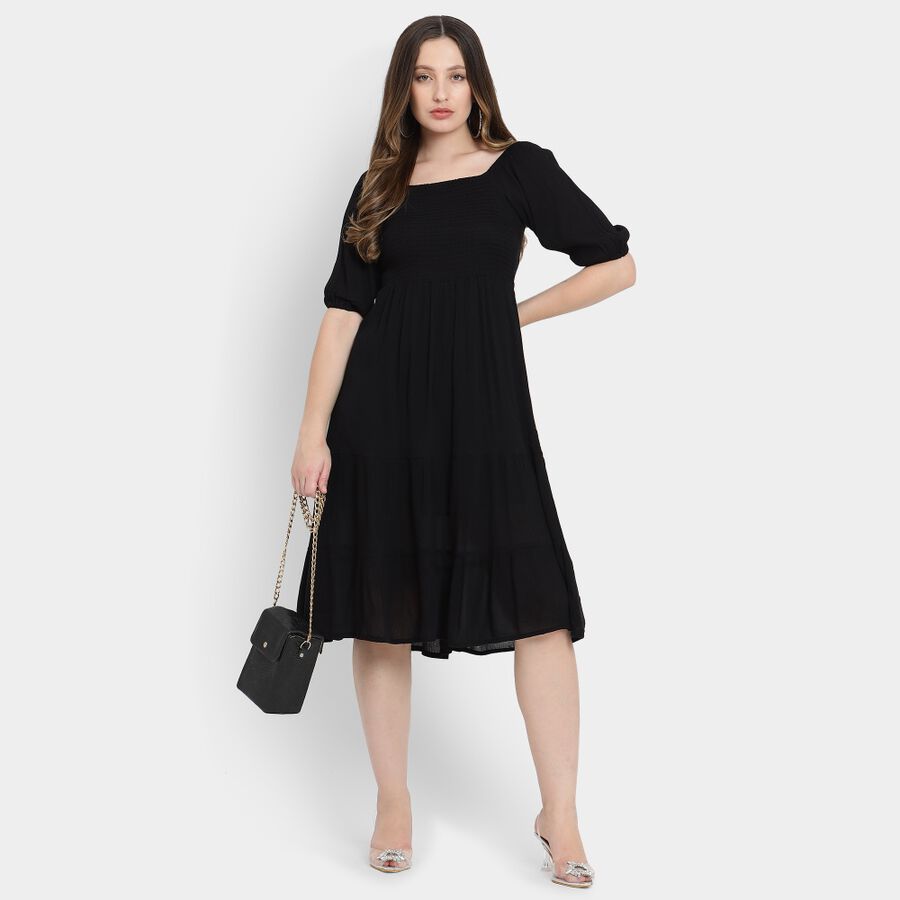 Ladies' Dress, Black, large image number null