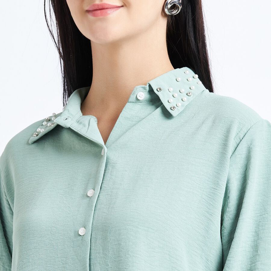 Ladies' Shirt, Light Green, large image number null