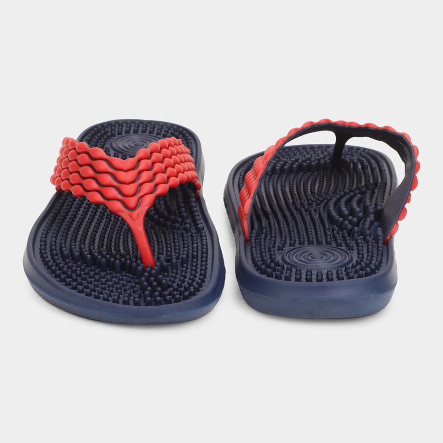 Mens Moulded Flip Flops, Navy Blue, large image number null