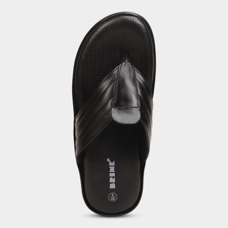 Mens Floater Sandals, काला, large image number null