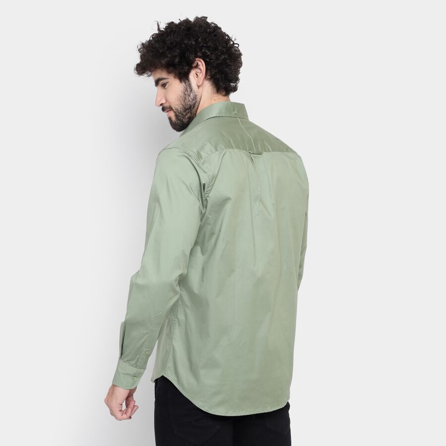 Men's Casual Shirt, Olive, large image number null