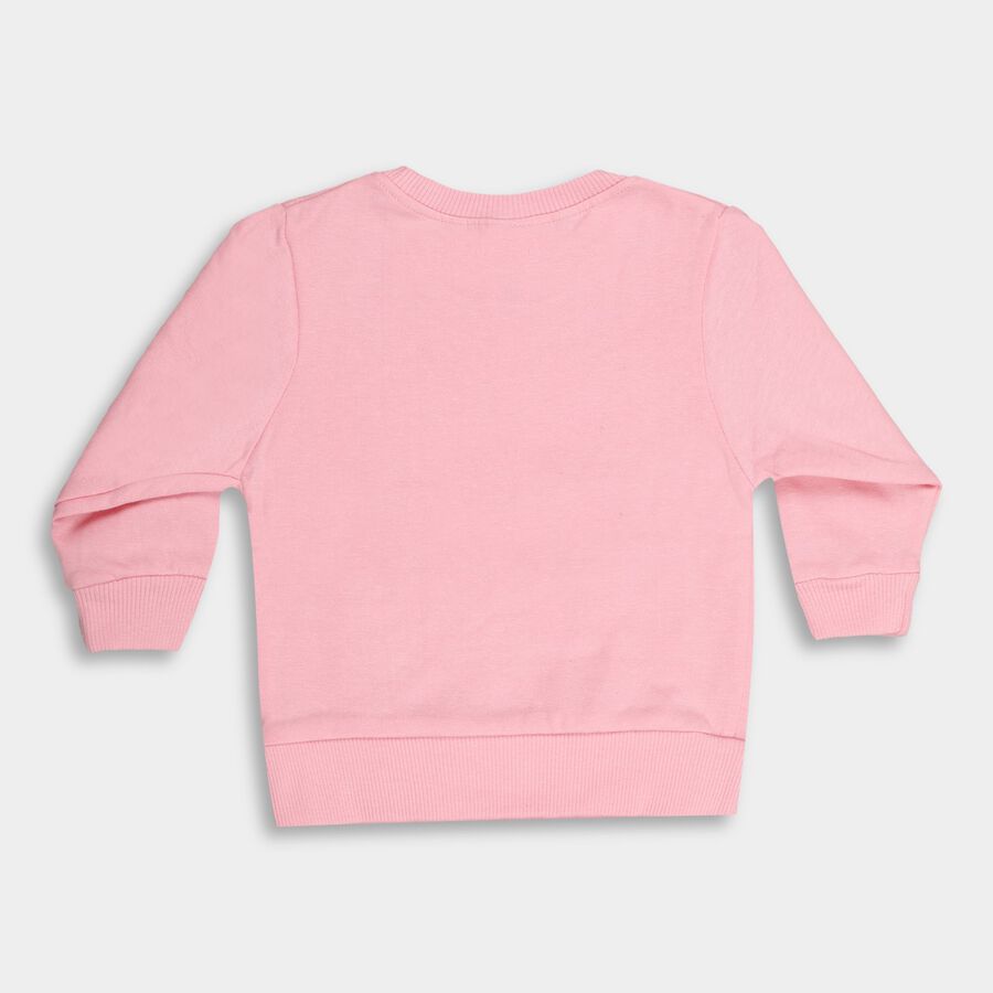 Infant's Cotton Sweatshirt, Light Pink, large image number null