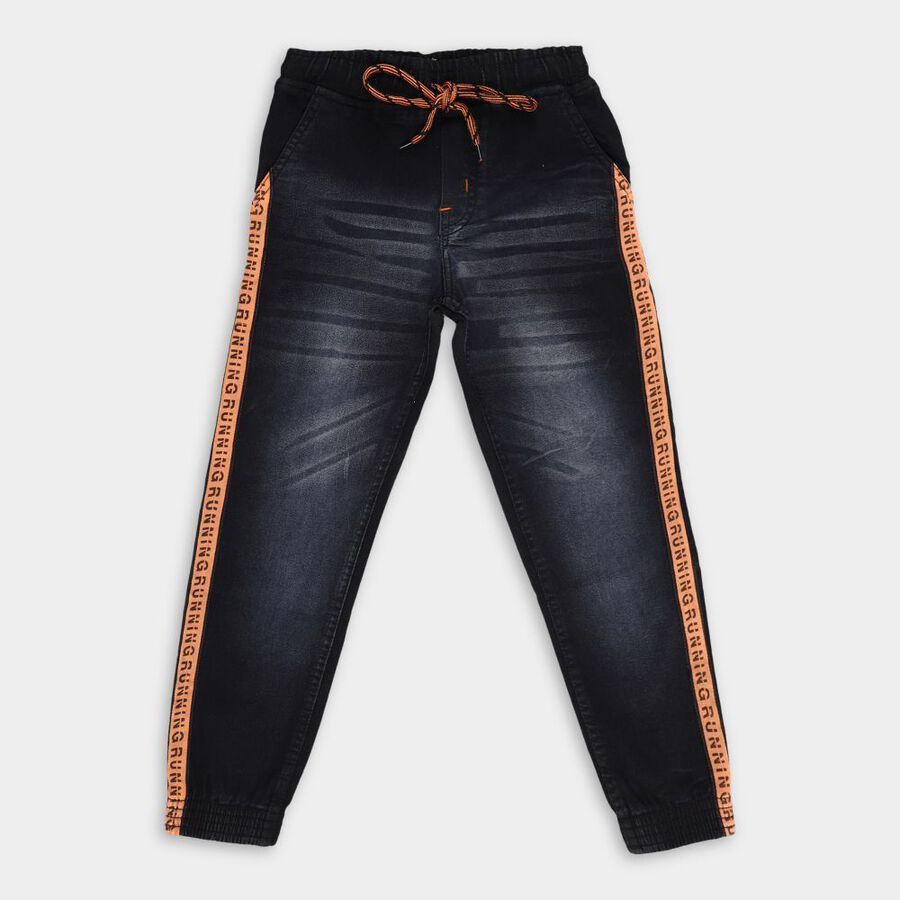 Boys' Jeans, काला, large image number null