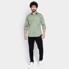 Men's Casual Shirt, Olive, small image number null