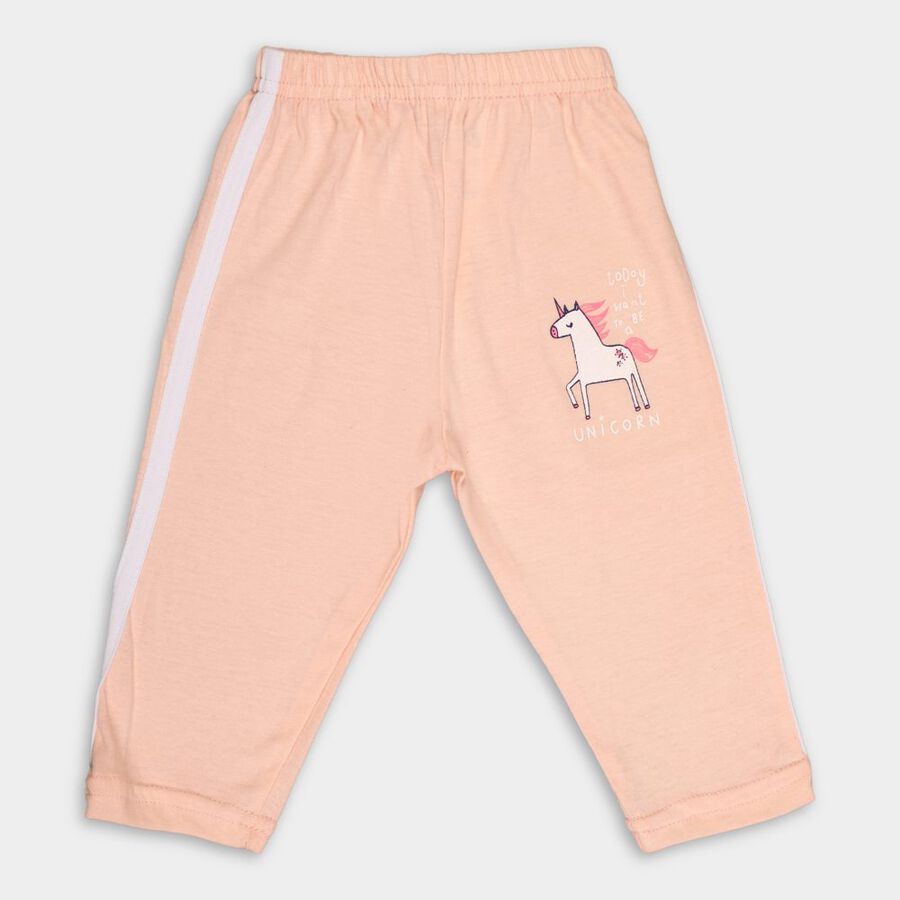 Infants' Cotton Pyjama, Peach, large image number null