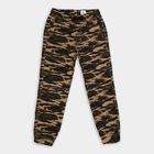 Boys' Cotton Trousers, Brown, small image number null