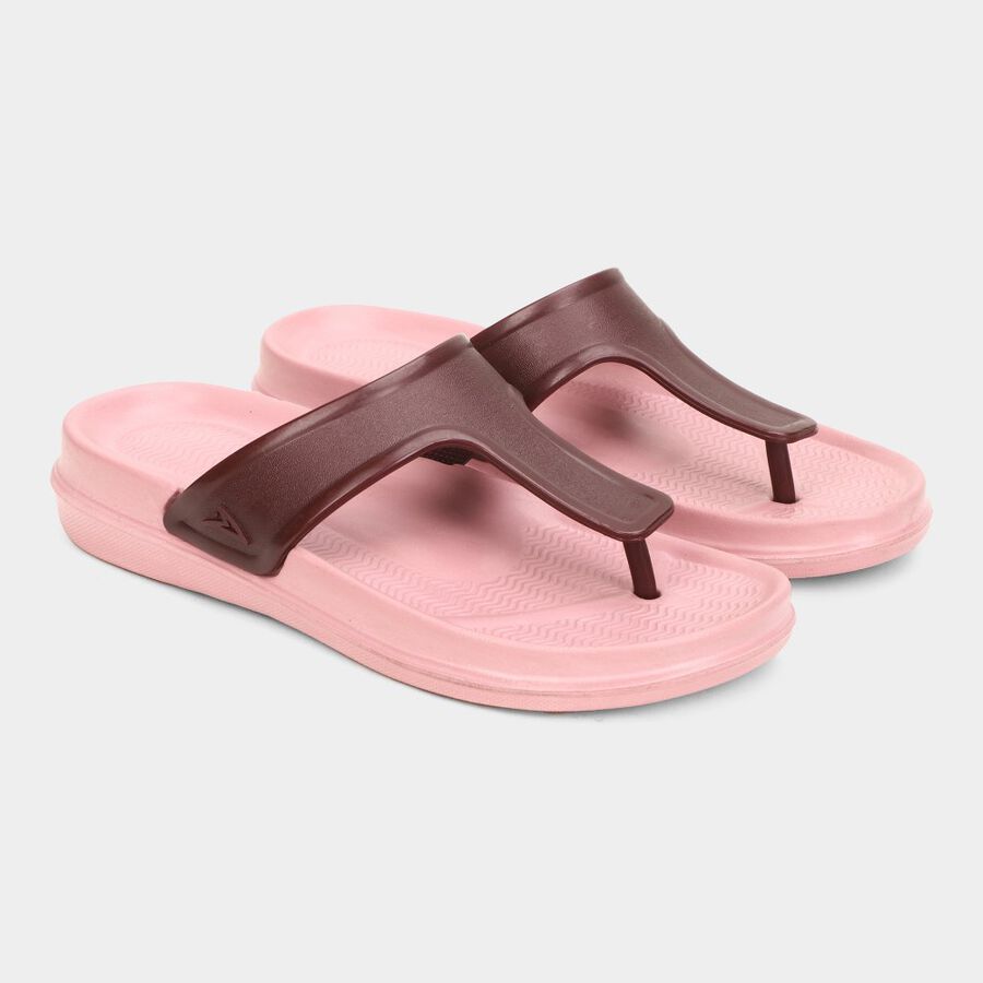 Womens Moulded Sliders, Peach, large image number null