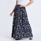 Ladies' Lehenga Skirt, Navy Blue, small image number null