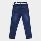 Girls' Jeans, गहरा नीला, small image number null