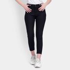 Basic Wash High Rise Skinny Jeans, Black, small image number null