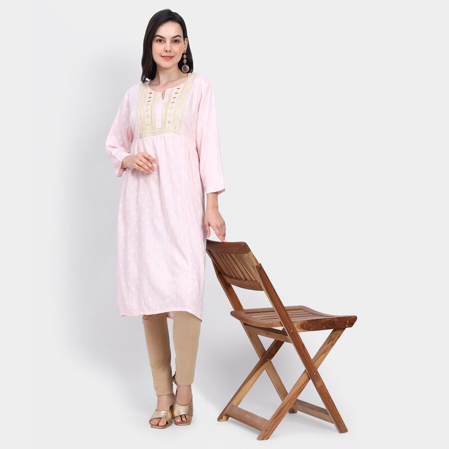 Ladies' Kurta, Pink, large image number null