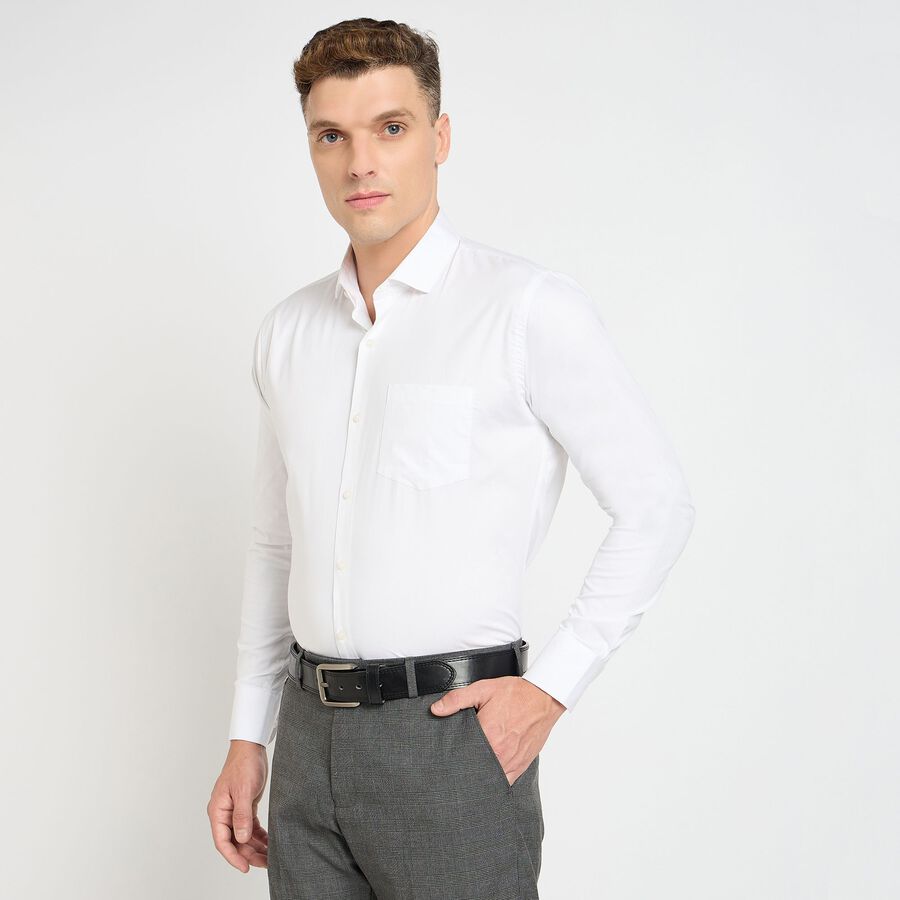 Men's Formal Shirt, White, large image number null