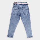 Girl's Jeans, मध्यम नीला, small image number null