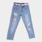 Girl's Jeans, हल्का नीला, small image number null