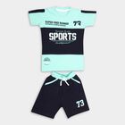Boys' Cotton Baba Suit, हल्का हरा, small image number null