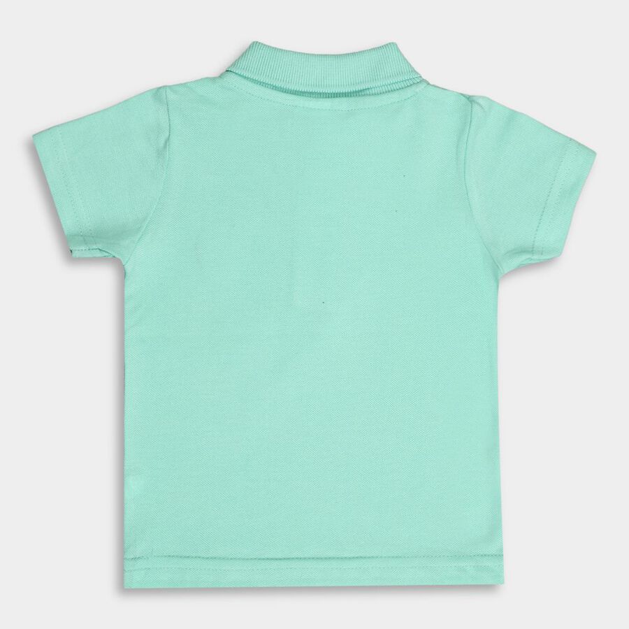 Infants' Cotton T-Shirt, हल्का हरा, large image number null