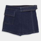 Girls' Shorts, गहरा नीला, small image number null