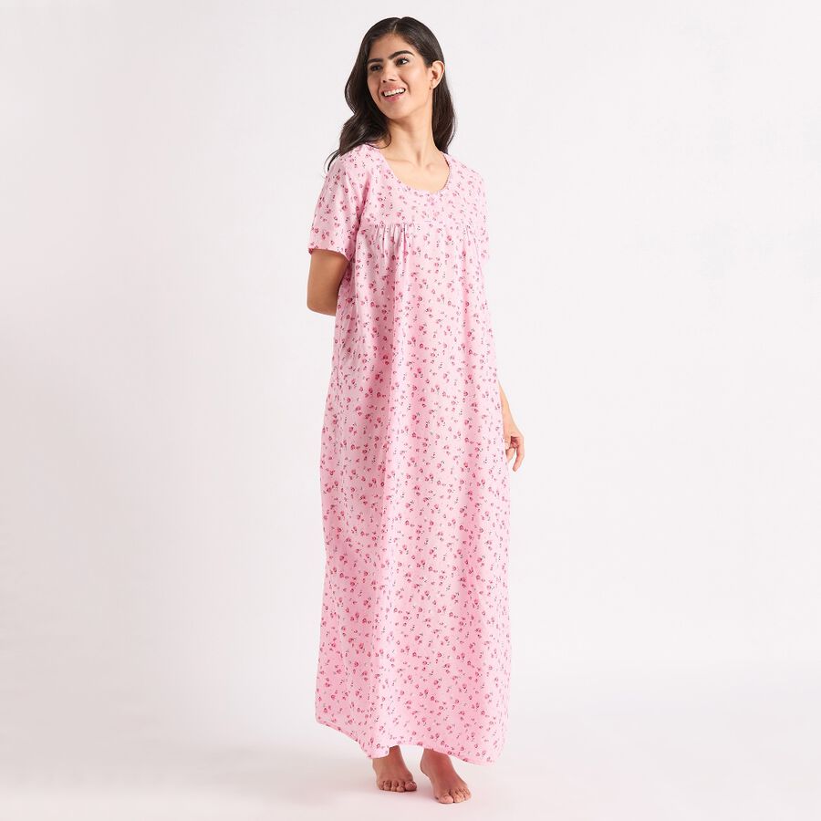 Ladies' Nighty, Light Pink, large image number null