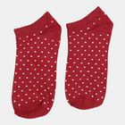 Printed Socks, Maroon, small image number null