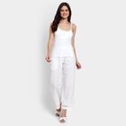 Ladies' 100% Cotton Palazzo, Off White, small image number null