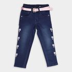 Girls' Jeans, गहरा नीला, small image number null