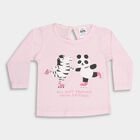 Infants' Cotton T-Shirt, Light Pink, small image number null