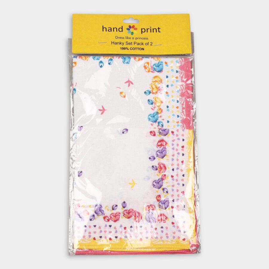 Girls' Hanky, सफ़ेद, large image number null