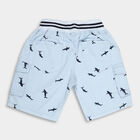 Boys' Cotton Bermudas, Light Blue, small image number null