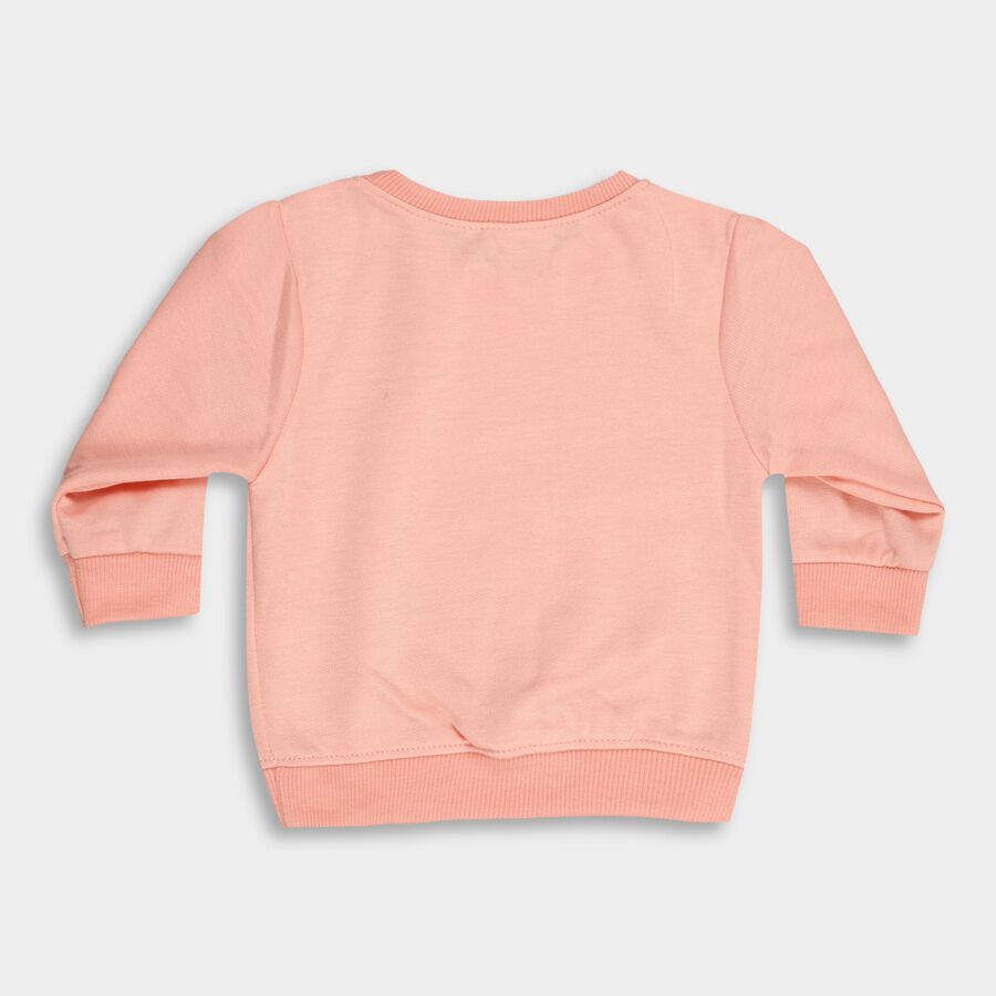 Infant's Sweatshirt, Peach, large image number null