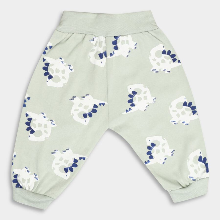 Infants' Cotton Pyjama, हल्का हरा, large image number null