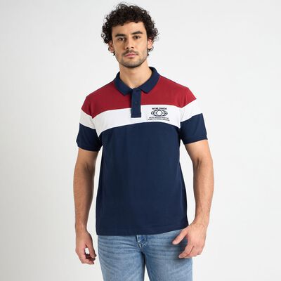 Mens' 100% Cotton Collared Half Sleeves T-Shirt