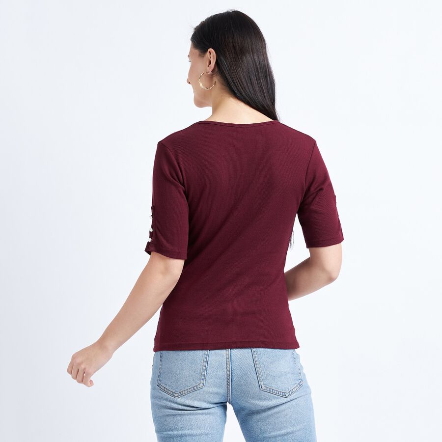 Ladies' Top, Wine, large image number null