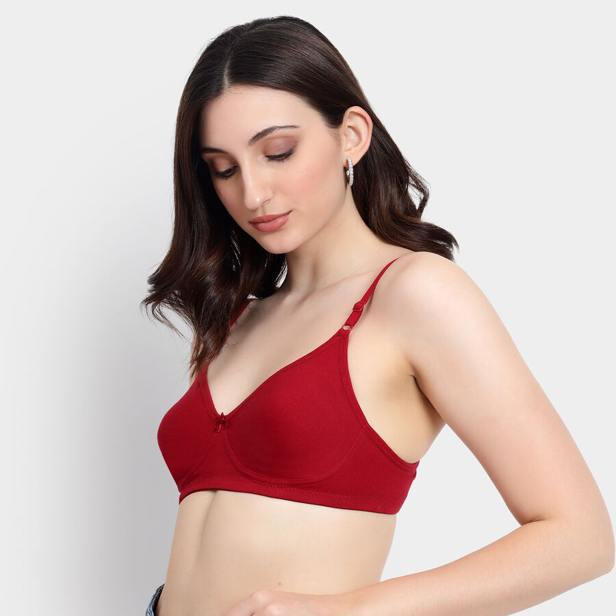 Ladies' Bra, Maroon, large image number null