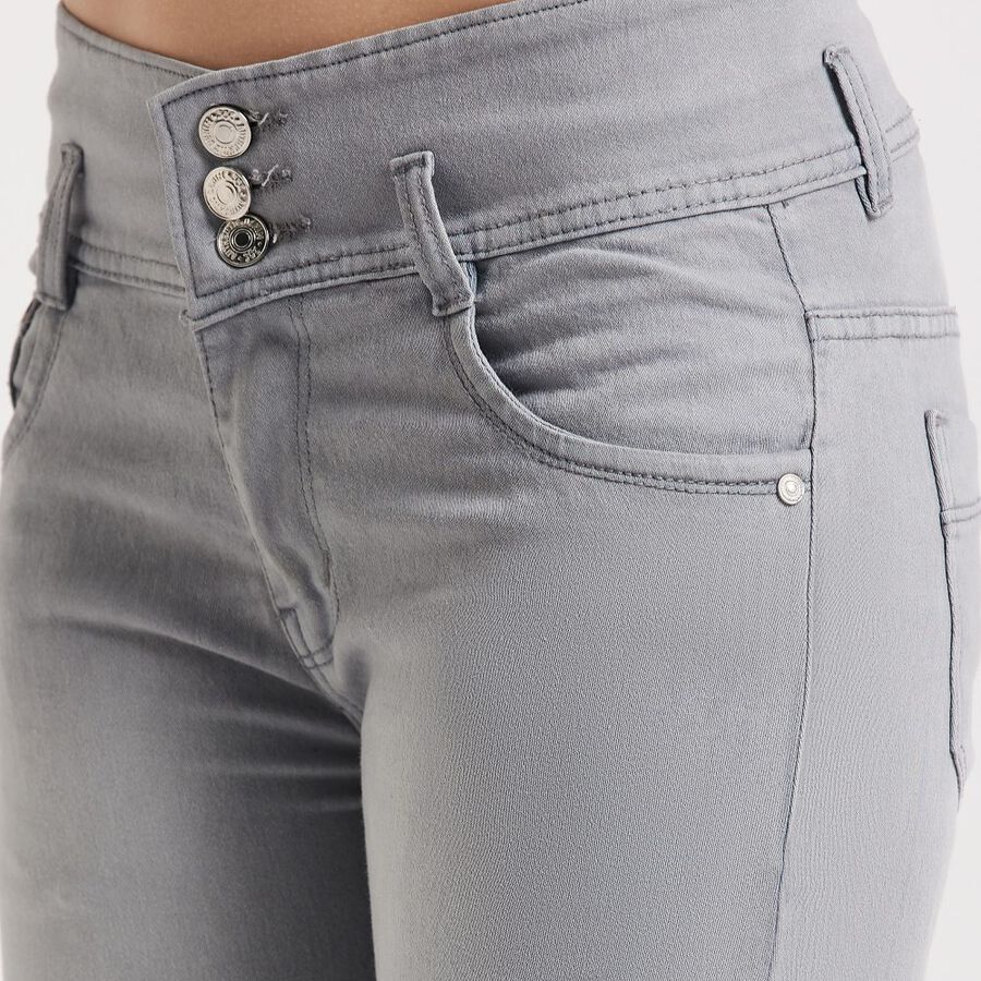 Ladies' Jeans, हल्का ग्रे, large image number null