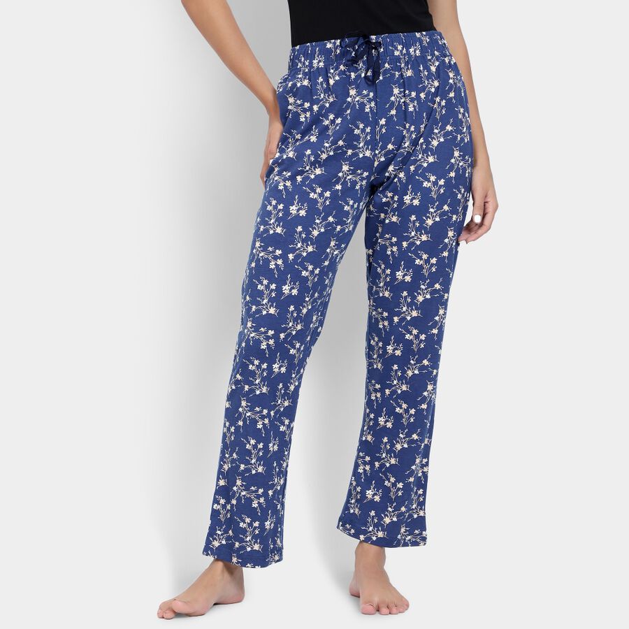 Ladies' Cotton Pyjama, नेवी ब्लू, large image number null