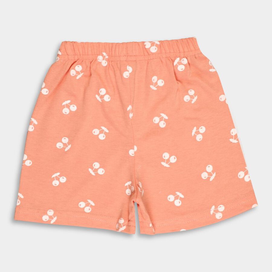 Girls' Shorts, Peach, large image number null