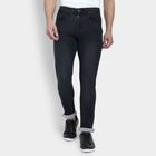 Men's Slim Fit Jeans, काला, small image number null