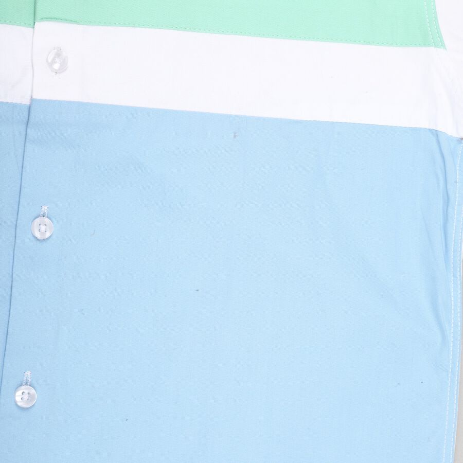 Boys' Cotton Shirt, हल्का नीला, large image number null