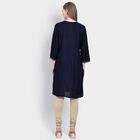 Ladies' Kurta, Navy Blue, small image number null