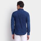 Men's 100% Cotton Casual Shirt, Navy Blue, small image number null