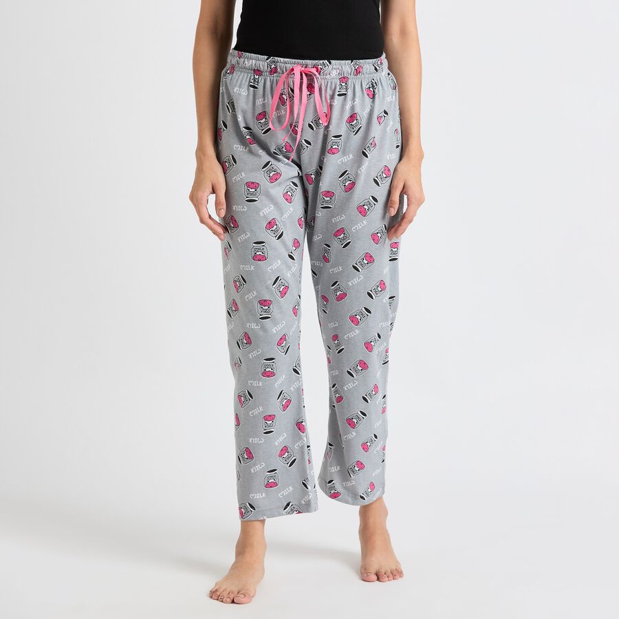 Ladies' Pyjama, हल्का ग्रे, large image number null
