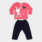 Infant Girl's Cotton Hipster Set, Pink, small image number null