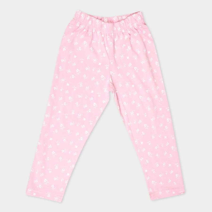 Girls' Pyjama, Light Pink, large image number null