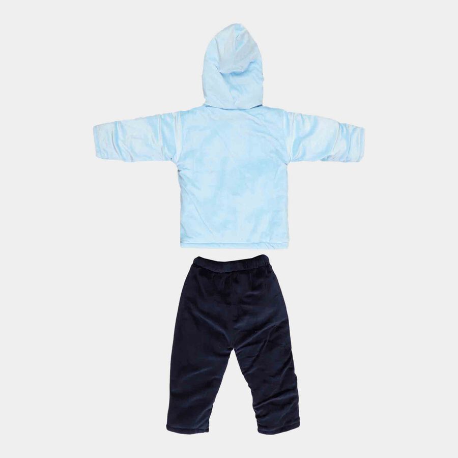 Infant Boy's Cotton Baba Suit, Light Blue, large image number null