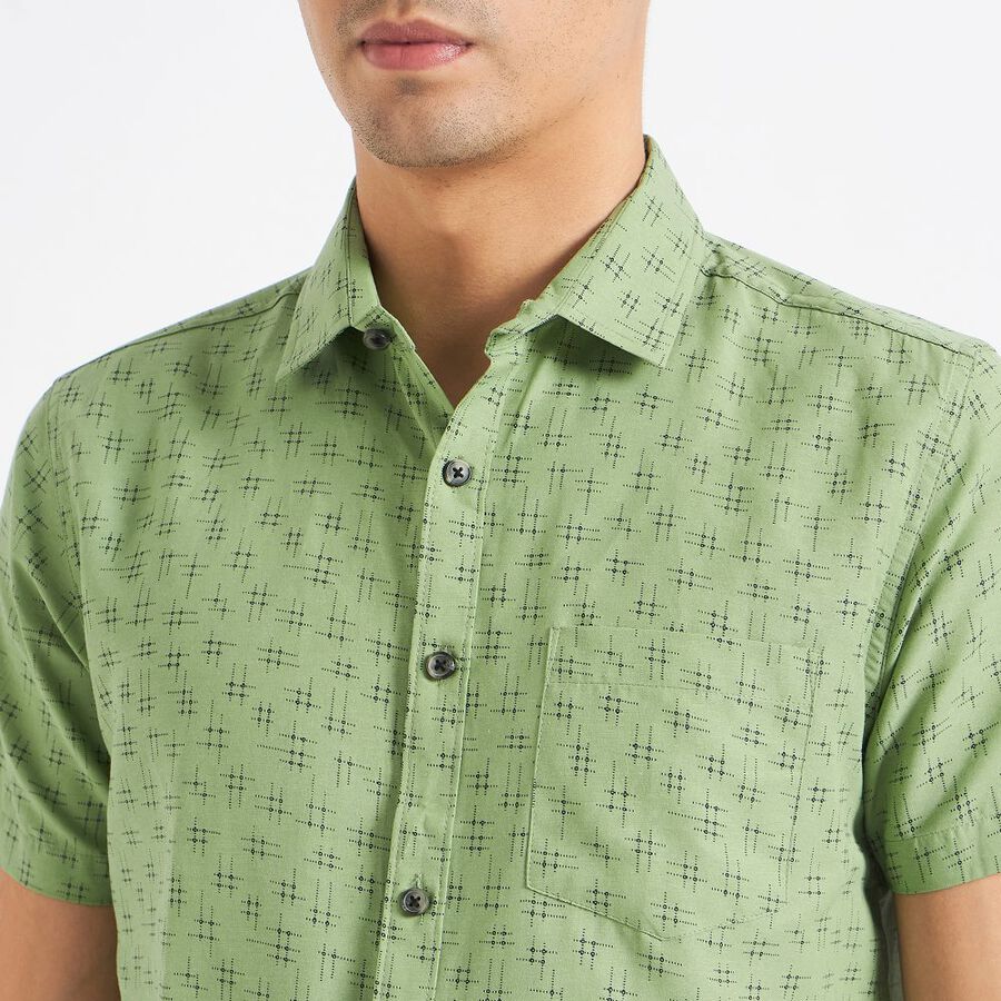 Men's Casual Shirt, Light Green, large image number null