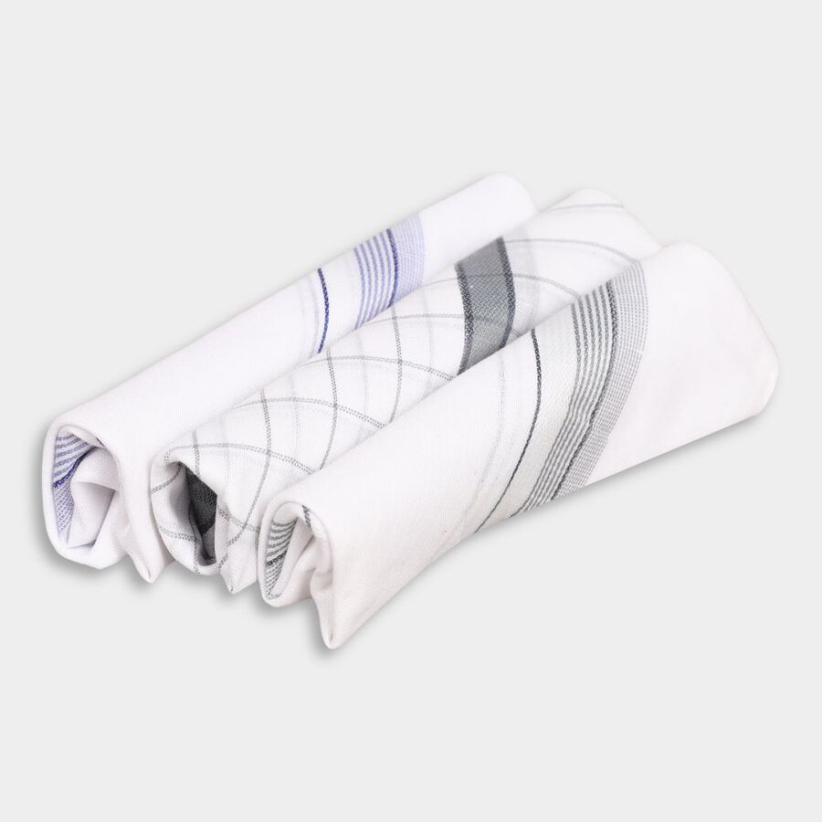 Men's Hanky, White, large image number null