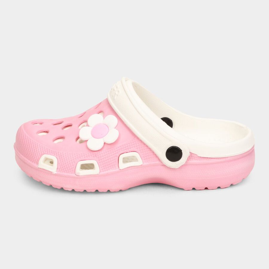 Boys Solid Clog, Pink, large image number null